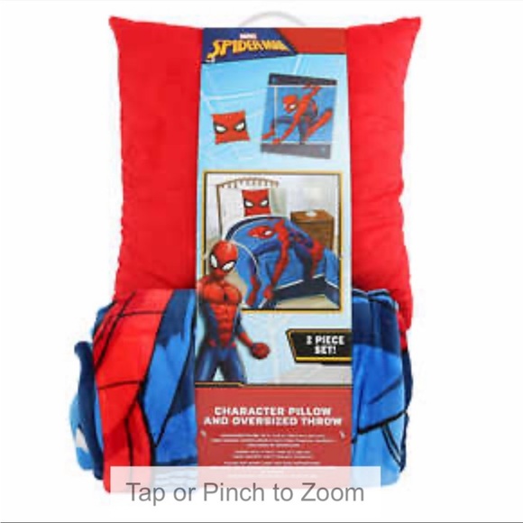 Disney Bedding Disney Character Pillow Throw Set Superman Poshmark